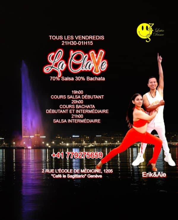 Vendredi 25 Octobre – SPECTACLE Bachata Erik&Ale + SOIREE + cours Salsa Bachata PARTY!!🎉 animation