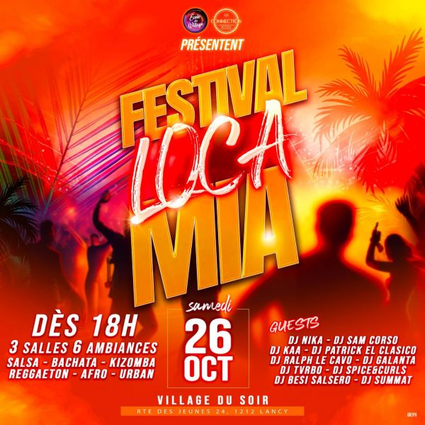 Samedi 26 Octobre – Festival LOCA MIA