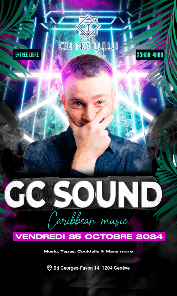 Vendredi 25 Octobre – GC SOUND – Caribbean Music